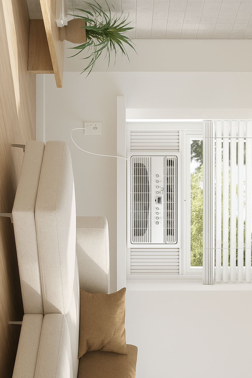 Smart Window Leaf AC
